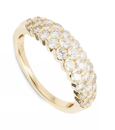 Brilliant ring 585 gold - ring,