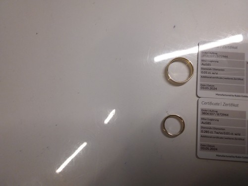 Eheringe 585 gold - 2, mit