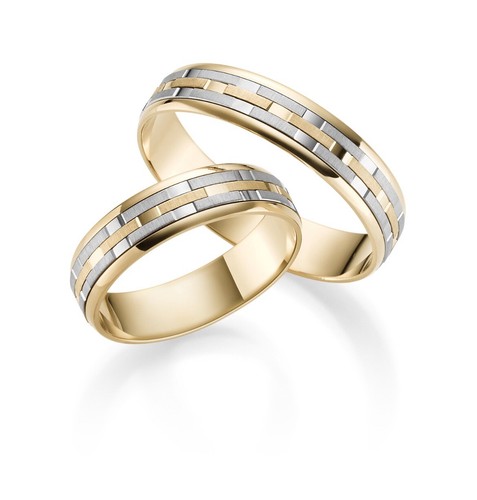 2x585 gold trauringe paarpreis - 2x585,