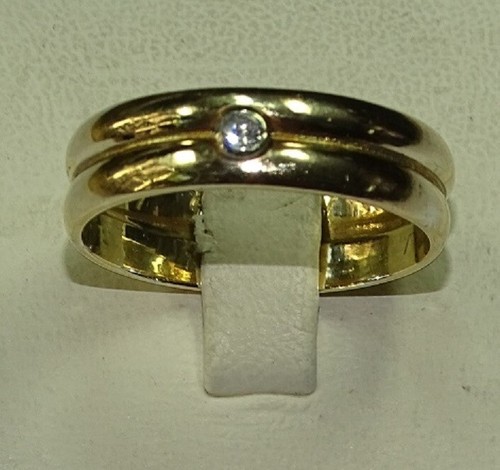 Diamantring solitär 585 - diamantring,