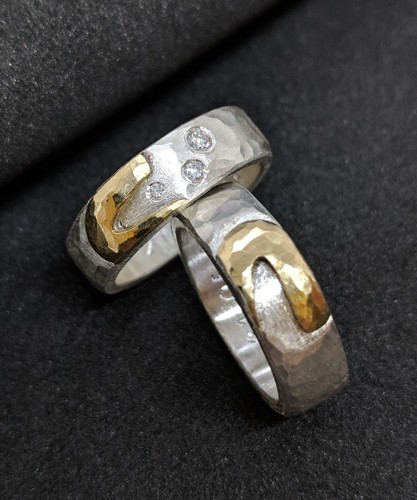 Breite eheringe - 7,