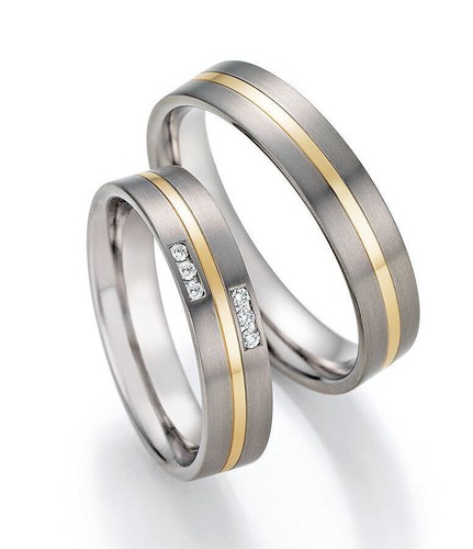 585gold titan eheringe - 585gold,