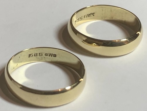 Set eheringe gws aus 585er - aus,