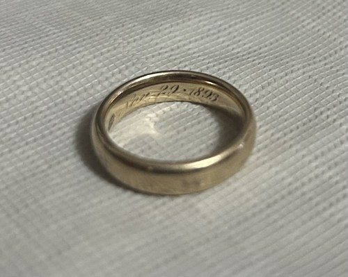 Antiker goldring 14k - (585), –
