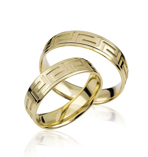 2x585 gold trauringe eheringe - trauringe,