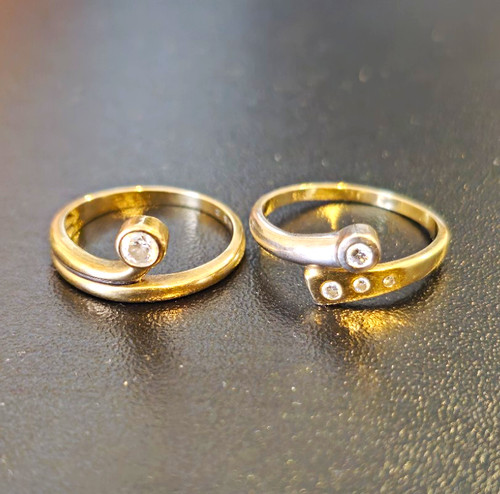 Eheringe gelbgold weissgold - eheringe, gelbgold/weissgold