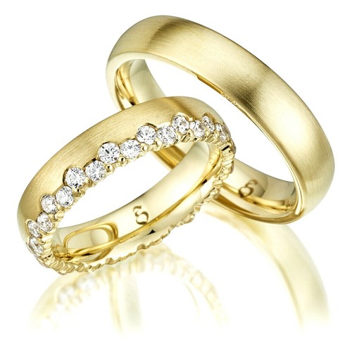 585 gelbgold eheringe - gelbgold,