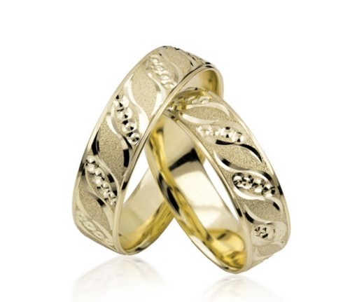 2x585 gold trauringe eheringe - 2x585,